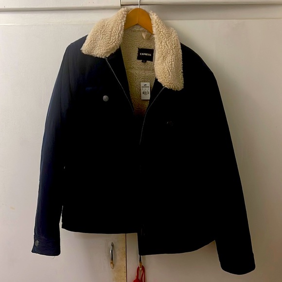 Express Corduroy Sherpa Jacket